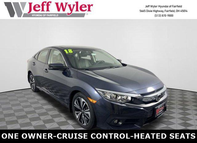 used 2018 Honda Civic car, priced at $18,191