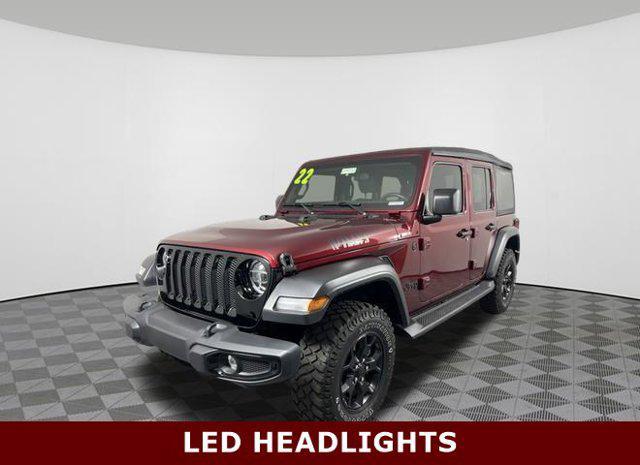 used 2022 Jeep Wrangler car, priced at $31,483