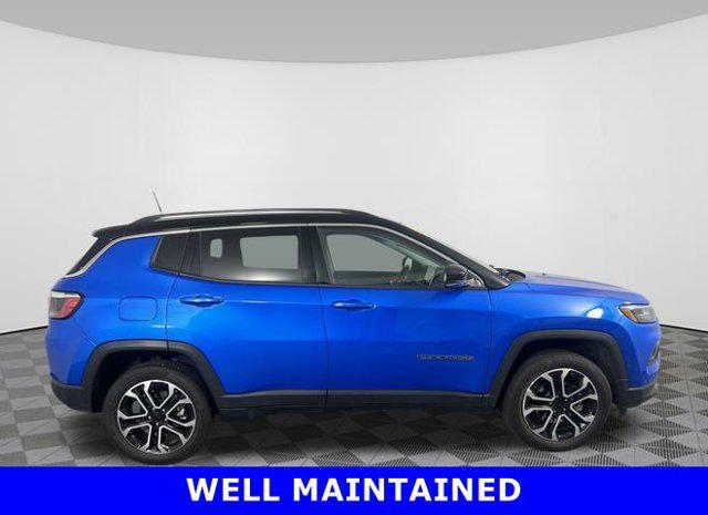 used 2022 Jeep Compass car, priced at $22,174