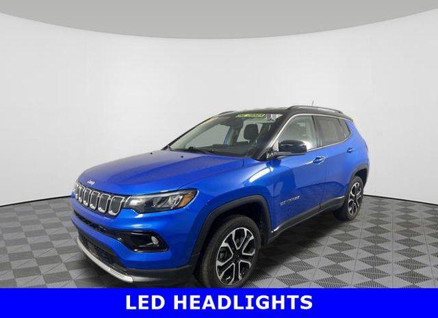 used 2022 Jeep Compass car, priced at $22,174