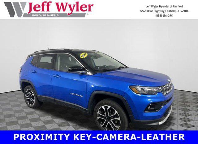 used 2022 Jeep Compass car, priced at $22,174