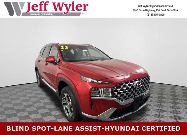used 2022 Hyundai Santa Fe car, priced at $23,430