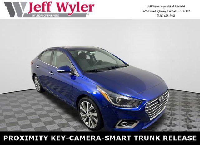 used 2021 Hyundai Accent car, priced at $15,000