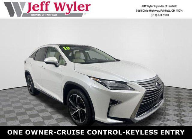 used 2018 Lexus RX 450h car, priced at $30,661