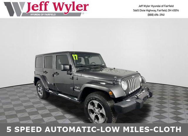 used 2017 Jeep Wrangler Unlimited car, priced at $23,095