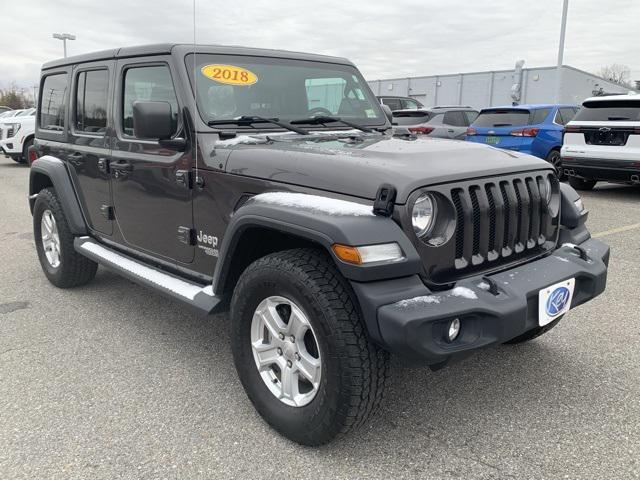 used 2018 Jeep Wrangler Unlimited car, priced at $23,999