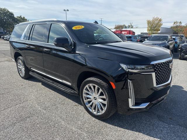 used 2021 Cadillac Escalade ESV car, priced at $52,999