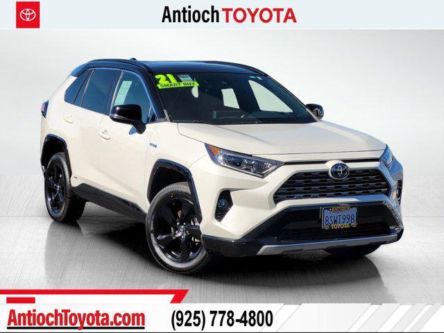 used 2021 Toyota RAV4 Hybrid car