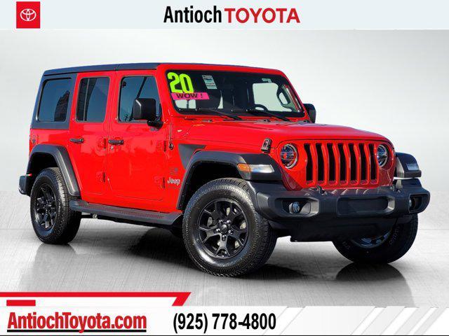 used 2020 Jeep Wrangler Unlimited car, priced at $33,998