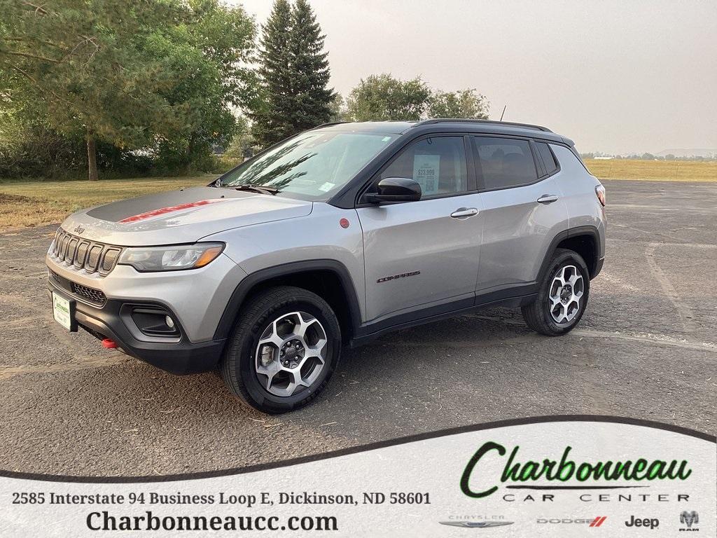 used 2022 Jeep Compass car, priced at $23,999