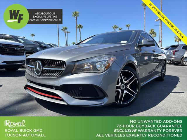 used 2018 Mercedes-Benz CLA 250 car, priced at $17,990