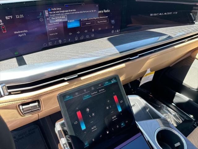 new 2025 Cadillac Escalade car, priced at $153,860