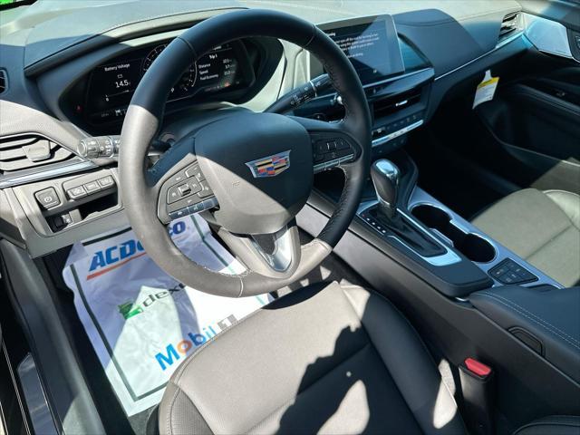 new 2025 Cadillac CT4 car, priced at $45,540
