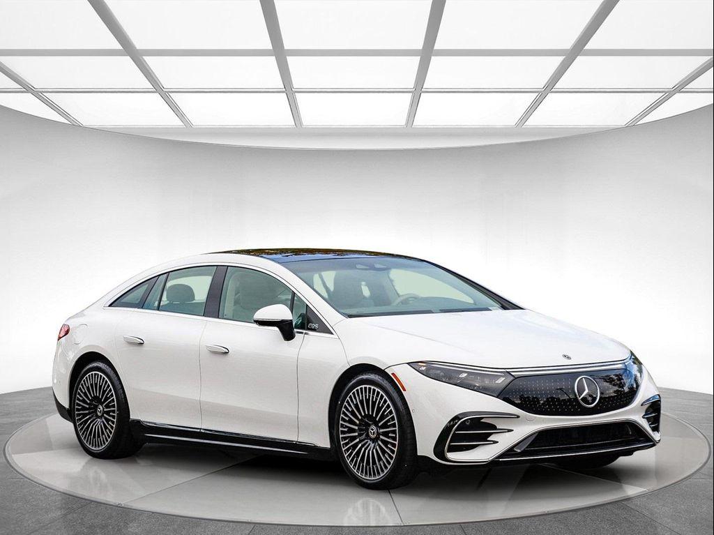 used 2023 Mercedes-Benz EQS 580 car, priced at $59,995