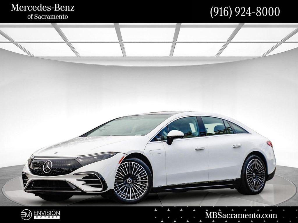 used 2023 Mercedes-Benz EQS 580 car, priced at $59,995