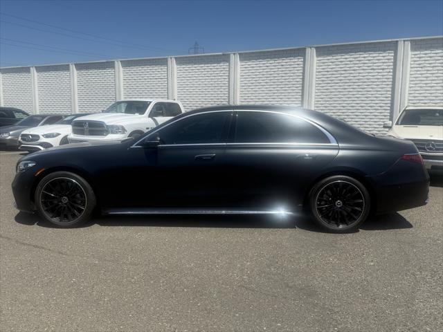 used 2022 Mercedes-Benz S-Class car, priced at $89,995