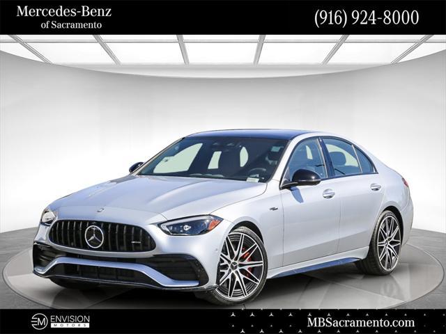 new 2024 Mercedes-Benz AMG C 43 car, priced at $80,045