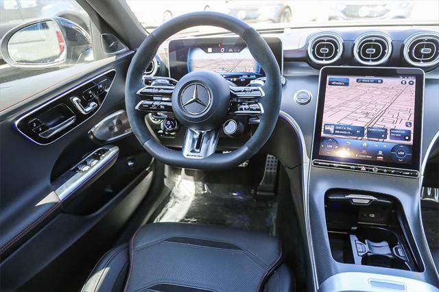 new 2024 Mercedes-Benz AMG C 43 car, priced at $80,045