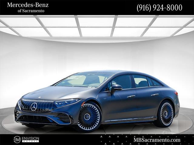 new 2025 Mercedes-Benz AMG EQS car, priced at $162,505
