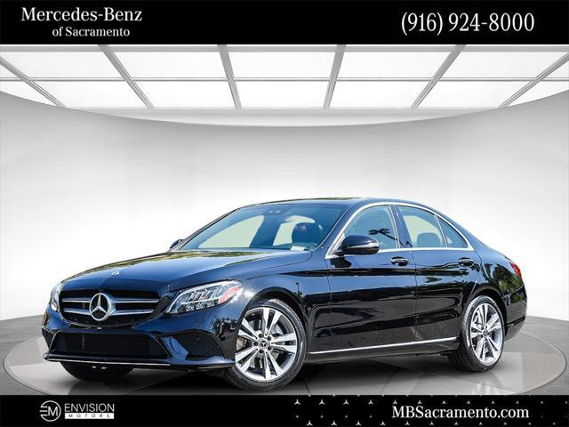 used 2021 Mercedes-Benz C-Class car, priced at $27,495