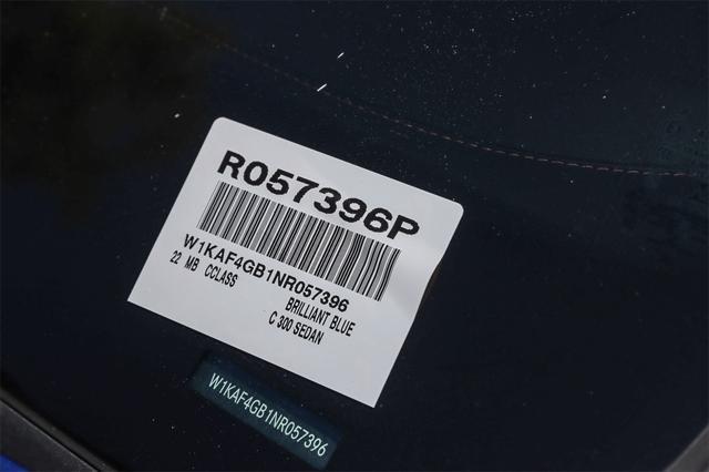 used 2022 Mercedes-Benz C-Class car, priced at $33,777