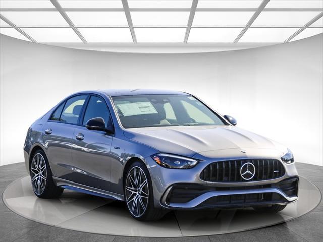 new 2024 Mercedes-Benz AMG C 43 car, priced at $75,385