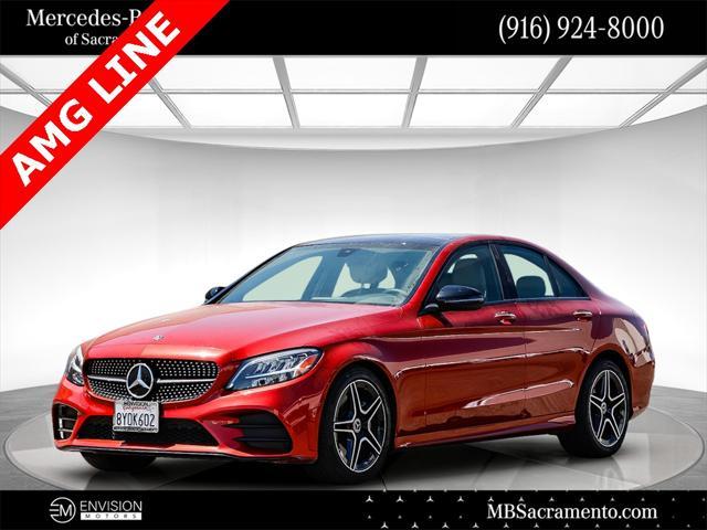 used 2021 Mercedes-Benz C-Class car, priced at $30,995