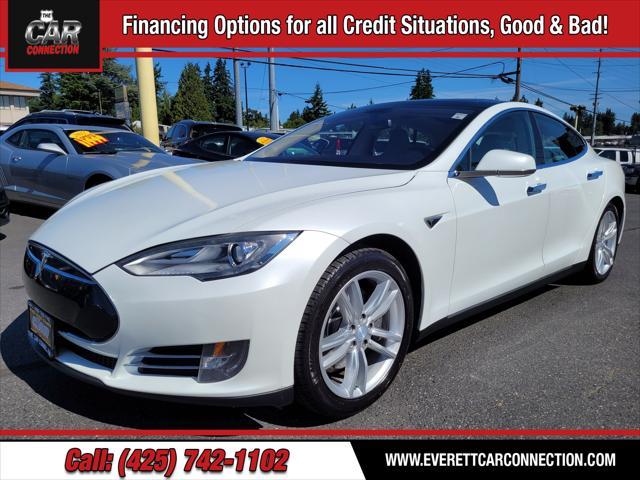 used 2013 Tesla Model S car, priced at $18,999