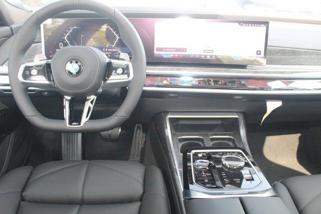 new 2025 BMW 740 car, priced at $112,275