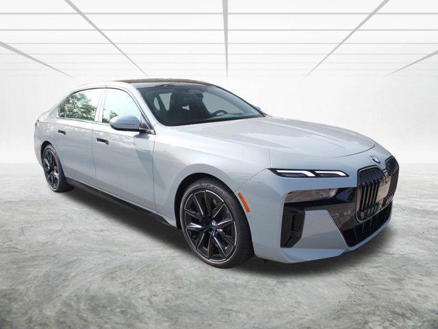 new 2025 BMW 740 car, priced at $112,275