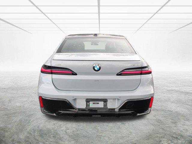 new 2025 BMW 740 car, priced at $111,875