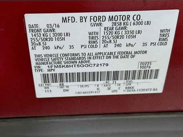 used 2016 Ford Explorer car, priced at $13,799