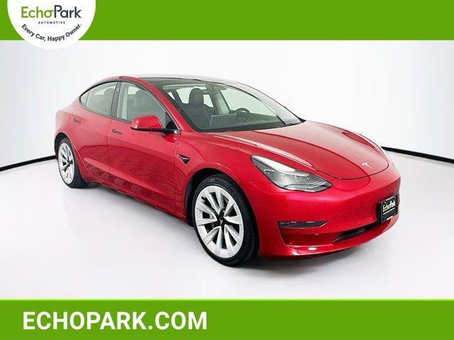 used 2022 Tesla Model 3 car, priced at $24,489