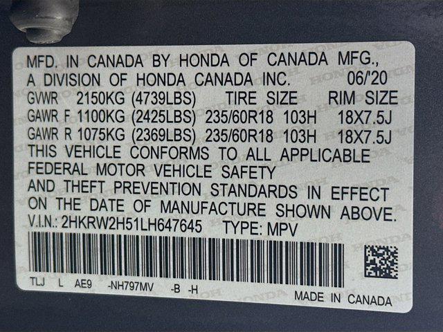 used 2020 Honda CR-V car, priced at $18,487