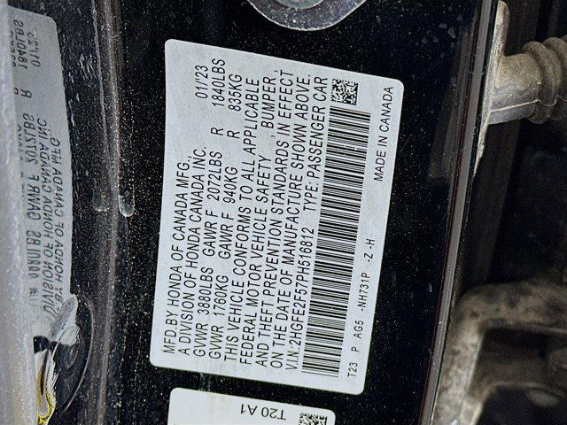 used 2023 Honda Civic car, priced at $22,297