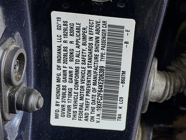 used 2019 Honda Civic car, priced at $15,987