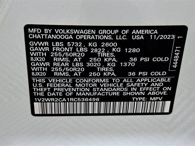 used 2024 Volkswagen Atlas car, priced at $28,597