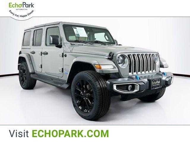 used 2022 Jeep Wrangler Unlimited 4xe car, priced at $28,487