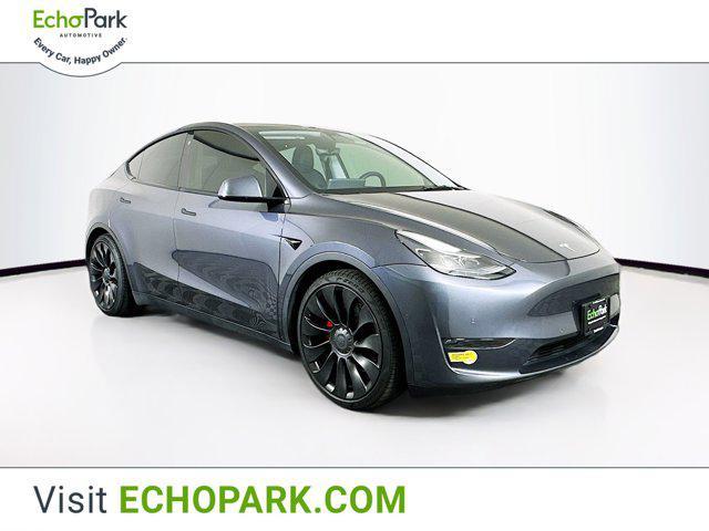used 2021 Tesla Model Y car, priced at $28,497