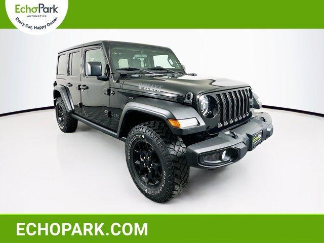 used 2021 Jeep Wrangler Unlimited car, priced at $32,889