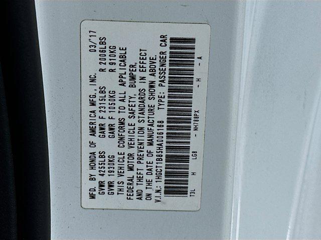 used 2017 Honda Accord car, priced at $15,987