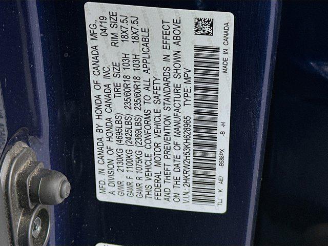 used 2019 Honda CR-V car, priced at $18,287