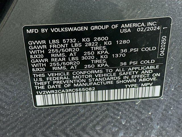 used 2024 Volkswagen Atlas car, priced at $27,647