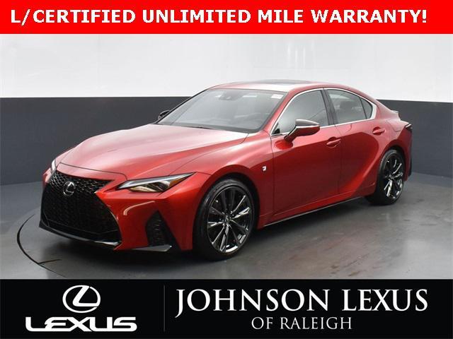 used 2024 Lexus IS 350 car, priced at $47,962