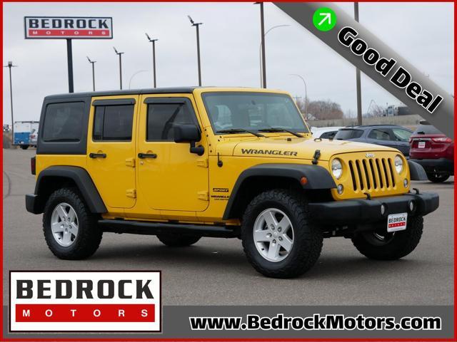 used 2015 Jeep Wrangler Unlimited car, priced at $19,799