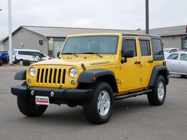 used 2015 Jeep Wrangler Unlimited car, priced at $19,099