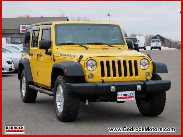 used 2015 Jeep Wrangler Unlimited car, priced at $19,799