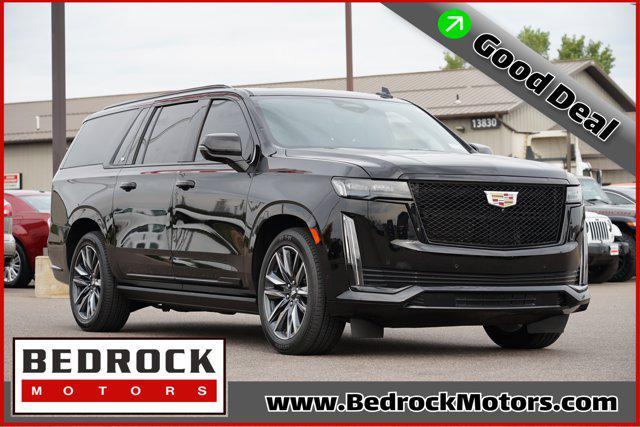 used 2021 Cadillac Escalade ESV car, priced at $54,599