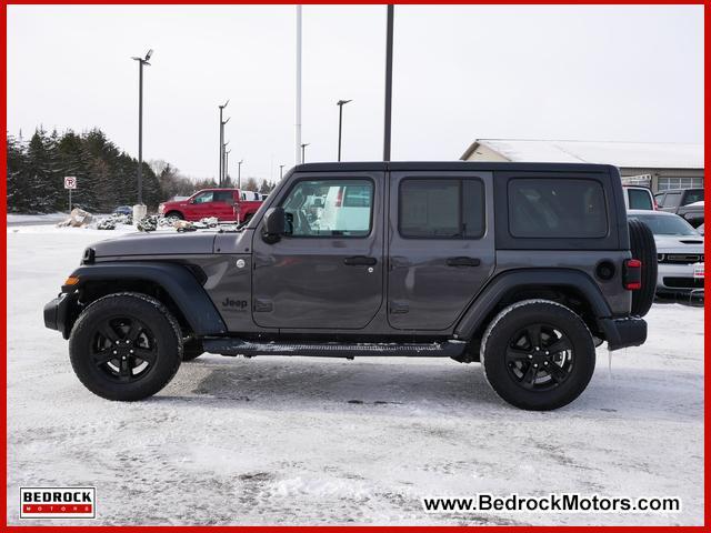 used 2020 Jeep Wrangler Unlimited car, priced at $31,599