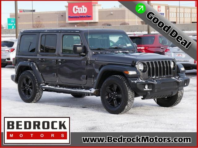 used 2020 Jeep Wrangler Unlimited car, priced at $31,599